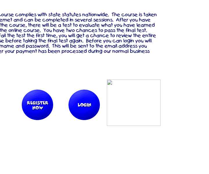 La página Online Course de Putting Kids First en febrero de 2002, con los botones Register Now y Login, tal como la conservó el Internet Archive